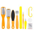 Professional Stainless Steel Pedicure Tools Set 10 in 1, Foot Care Kit, Nail Toe  Rasp Peel Dead Hard Skin Callus Remover Feet Care Pedicure. 