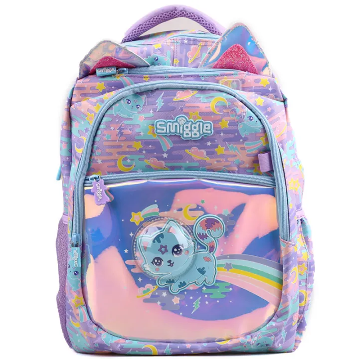 Australia%20Stationery%20Smiggle%20Blue%20Space%20Cat%20Students%20Burden%20Relieving%20Backpack%20Girl%20Travel%20Bag%20Meal%20Bag%20Wallet%20-%20Image%205