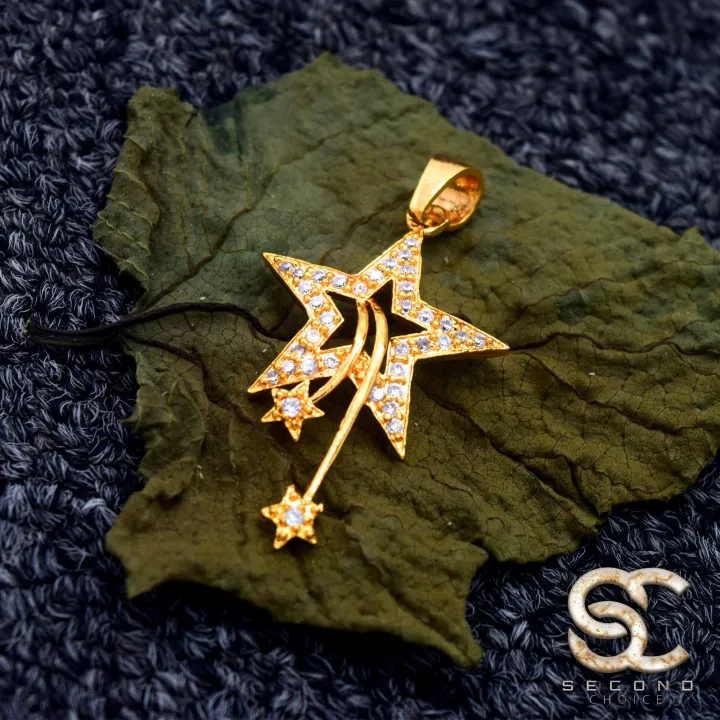Gold%20Plated%20Pendant%20Star%20Pendant%20For%20Ladies%20With%20White%20Stone%20Fashion%20Stylish%20Rich%20Look%20Pendant%20For%20Women%20-%20Image%206