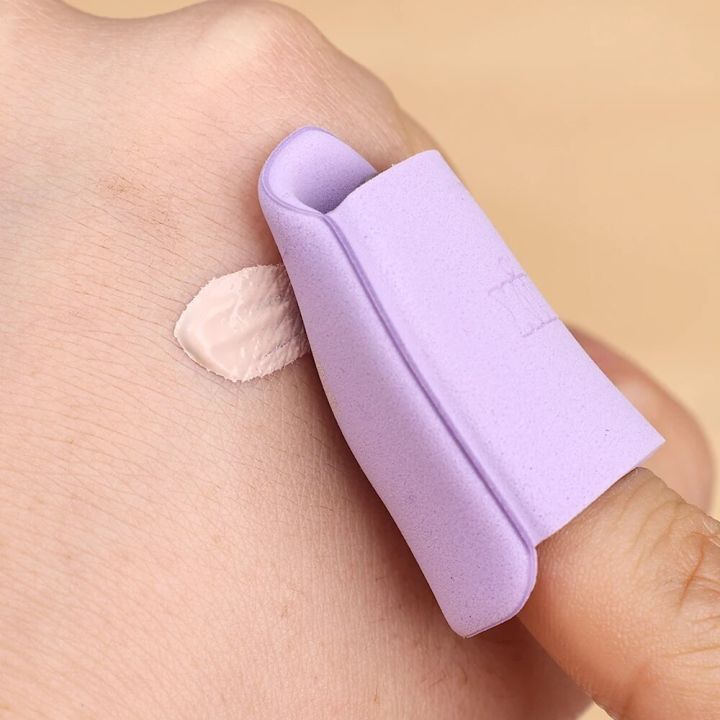 %E3%80%90HUT%E3%80%91%202/5Pcs%20Mini%20Size%20Finger%20Cosmetic%20Puff%20Concealer%20Foundation%20Puff%20Air%20Cosmetics%20Cushion%20Sponge%20Makeup%20Dry%20Wet%20BB%20Creams%20Applicator%20-%20Image%204