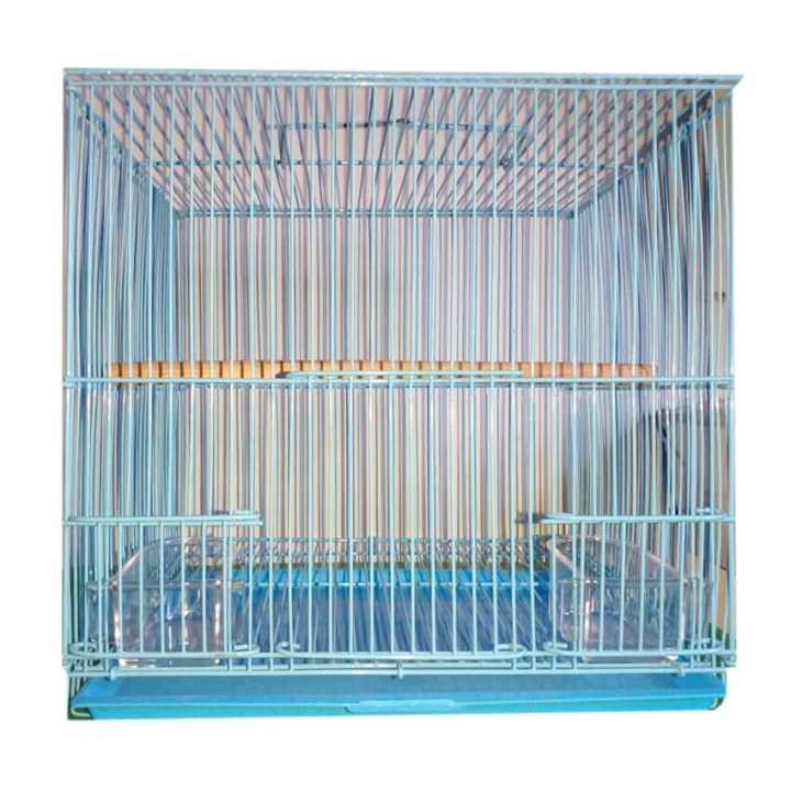 View of Prevue Pet Products Triple Roof Cockatiel Bird Cage, Teal at Tractor ...
