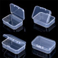 Mini Square Clear Plastic Small Box Jewelry Storage Container Beads Case Box. 