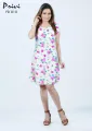 Privi Fashion Printed Dress for Women. 