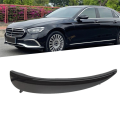 Left Front Bumper Trim Strip Replacement Parts Accessories A2138856306 For - E-Class W213 C238 2015-2023 Car Accessorie Bright Black. 