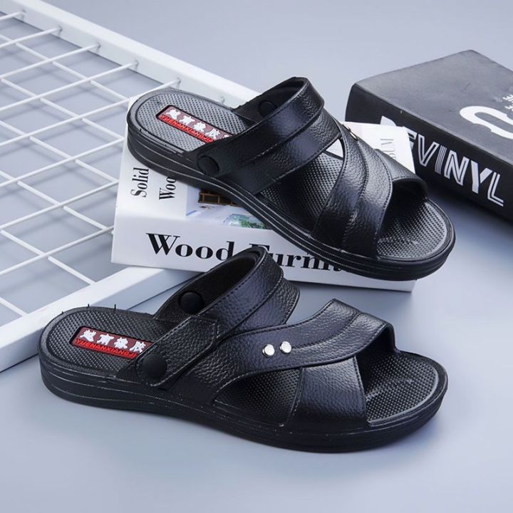 Vietnam Korean Male Sandals 【Vietnam Rubber】Korean Style Non