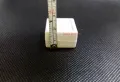Gem Box half inch white and black gem box with glass and sponge premium quality 1 inch * 1 inch. 