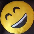 Emoji face pillow. 
