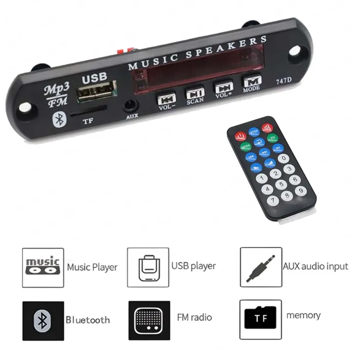 FM%20USB%20AUX%20Card%20MP3%20Stereo%20Wireless%20TF%20Radio%20Audio%20Video%20Player%20Decoder%20Module%20Transmitter%20Board%20Kit%20with%20IR%20Remote%20for%205V%20/%207-12V%20(Original%20Decorder)%20-%20Image%202
