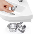 22-24mm Plastic Wash Hand Basin Overflow Ring To Protect Sinks. 