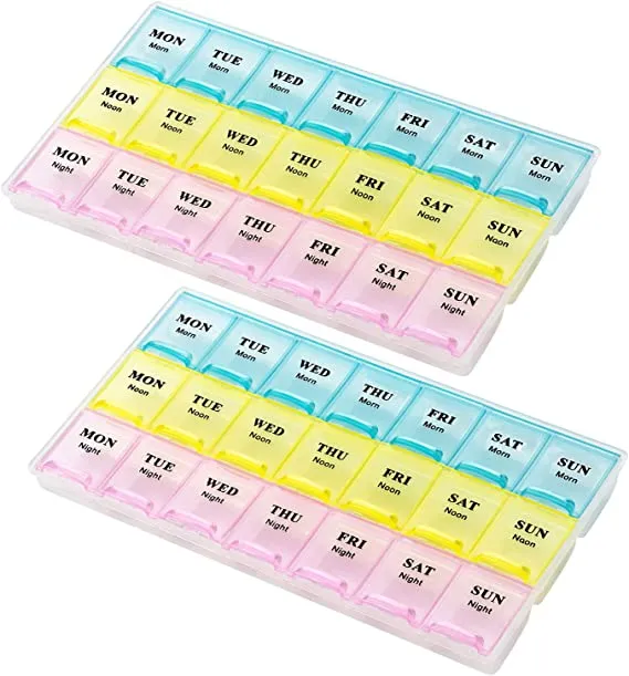 Pill%20Organizer%20with%20Weekly%20and%20Daily%203-Times-A-Day%20Compartments%20for%20Morning,%20Noon,%20Night%20-%20BPA-Free,%20Portable%20and%20Travel%20Friendly%207%20Days%2021%20Slots%20Pill%20Box%20-%20Image%204
