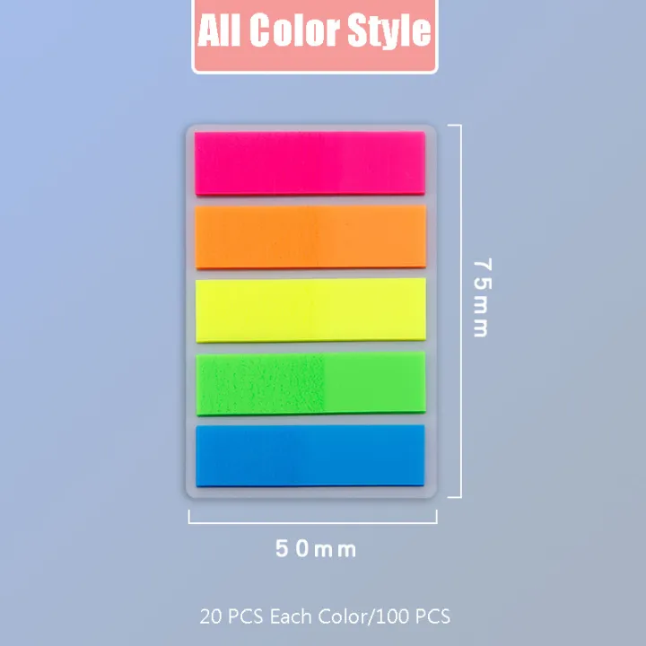 100/200PCS%20Marking%20Plan%20Sticker%20Index%20Label%20Fluorescent%20Notes%20for%20Page%20Marker%20Planner%20Stickers%20Student%20Office%20School%20Stationery%20-%20Image%207