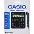 CASIO MJ-120D PLUS Check & Correct 12-Digit Large LCD Display Calculator Standard Function Calculator with Solar Power For Home Basic Desktop Office. 