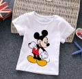 Childrens T-Shirt Mickey Mouse Children For Boys A Boy Girls Kids Kids Shirts Child Baby Toddler Cartoon Tee Tops Clothing Short. 