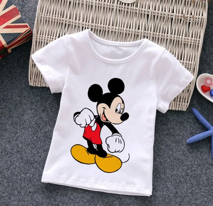 Childrens%20T-Shirt%20Mickey%20Mouse%20Children%20For%20Boys%20A%20Boy%20Girls%20Kids%20Kids%20Shirts%20Child%20Baby%20Toddler%20Cartoon%20Tee%20Tops%20Clothing%20Short%20-%20Image%202
