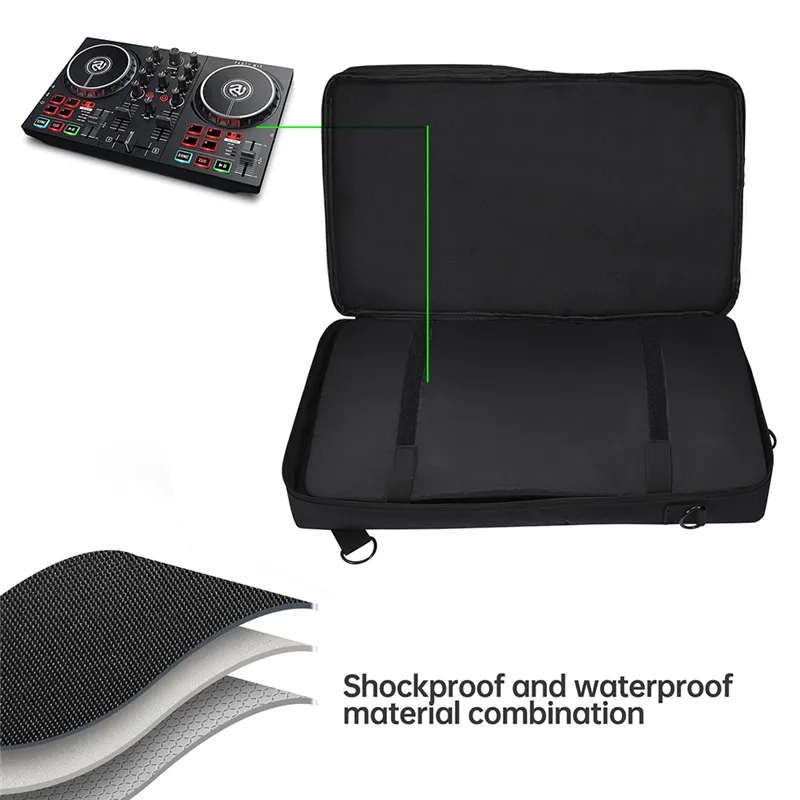 1 Piece Portable DJ Controller Storage Bags Dustproof Turntables