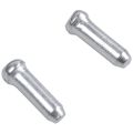 【LATS  Store】100x Bicycle Bike Shifter Brake Tips Crimp Silver. 