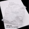 100Sheets/Pack A4 Liner Tissue Paper For Clothing Shirt Shoes DIY Handmade Translucent Wrapping Papers Gift Packaging Festival Supplies. 