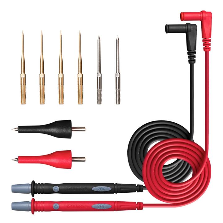 Multimeter Jack Types Kit Probe Pen Bench Line Meter Jack Cable Test Multifunction KOGEEK ...