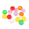 50Pcs Mini 32MM Clear Transparency Plastic Capsule Toy Surprise Ball Tiny Container Making Things Model Gashapon toy ZHIXING. 