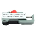 NCANRUI Portable Precise Digital Thickness Gauge Meter Metal Tester Micrometer 0 to 12.7mm. 