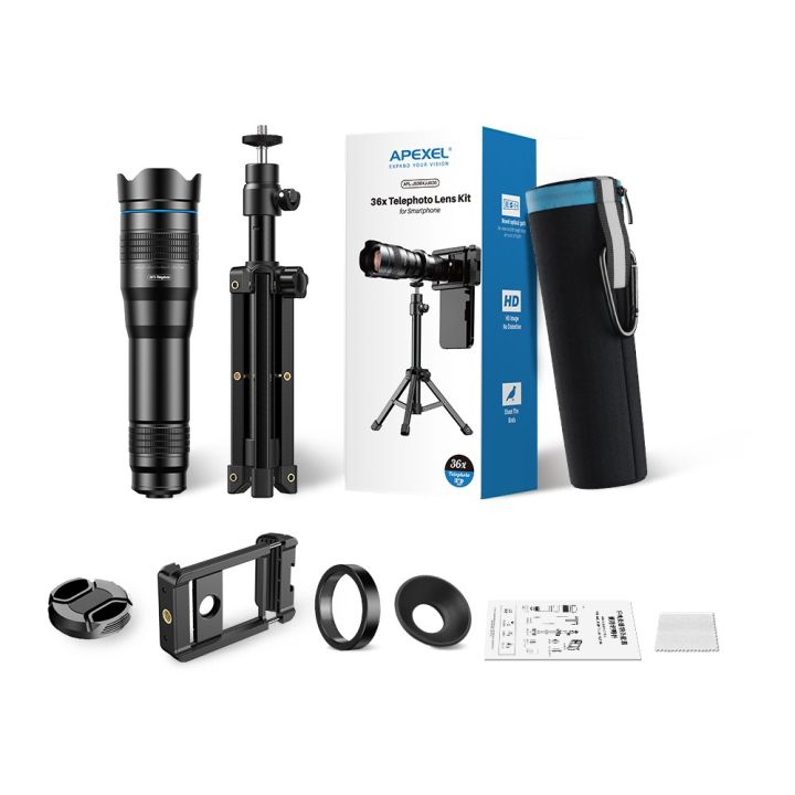APEXEL%20Mobile%20Phone%2036X%20Telephoto%20Lens%20Kit%20-%20black%20-%20Image%207