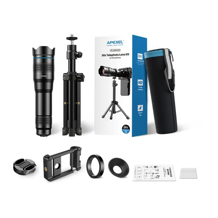 APEXEL%20Mobile%20Phone%2036X%20Telephoto%20Lens%20Kit%20-%20black%20-%20Image%207