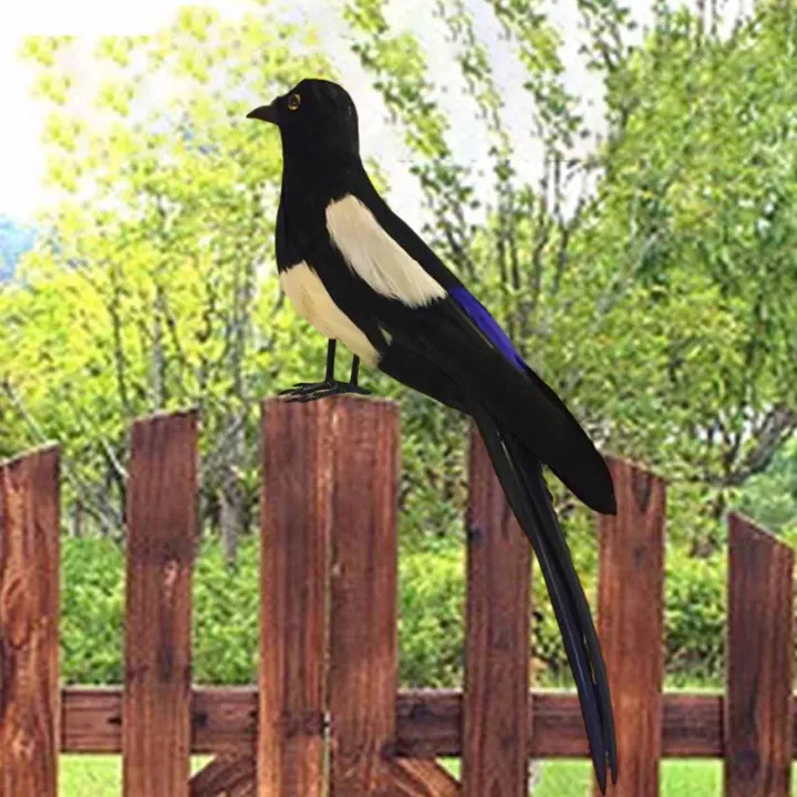 Magpie%20Simulation%20Bird%20Realistic%20Lifelike%20Artificial%20Bird%20Figurine%20Statue%20For%20Outdoor%20Lawn%20Photography%20Prop%20Garden%20Art%20-%20Image%206