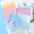 50 Sheets Color Transparent Sticky Note Self Adhesive Stickers Waterproof Memo Paper School Student Office Stationery. 