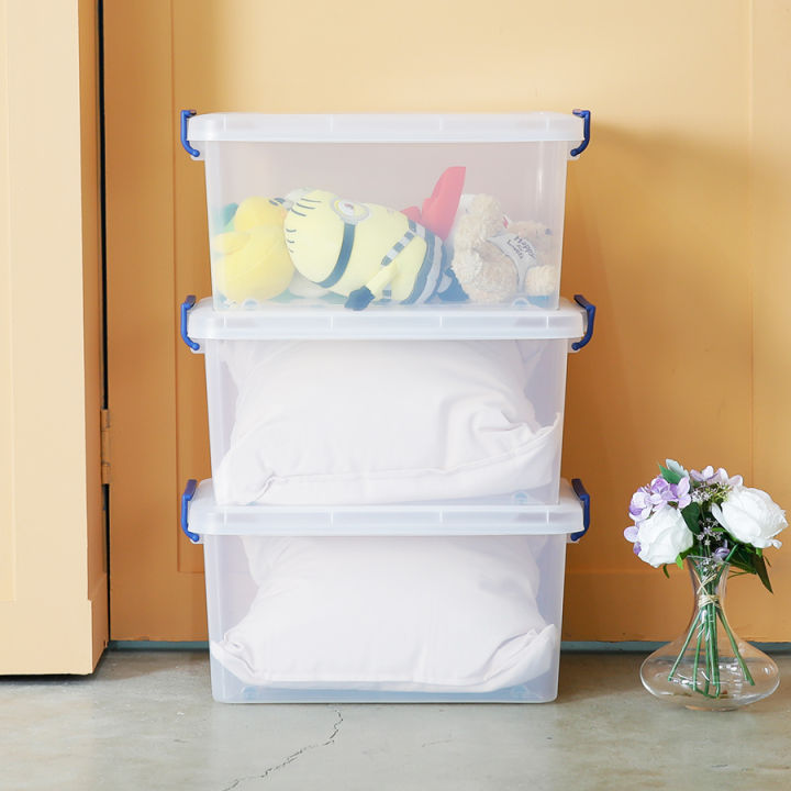 Transparent%20stackable%20storage%20container%2045L%202%20sets%20clothes%20tote%20cabinet%20living%20box%20bins%20with%20wheel%20and%20lid%20for%20bedroom,%20wardrobe,%20kitchen,%20pantry%20and%20kids%20room%20-%20Image%205