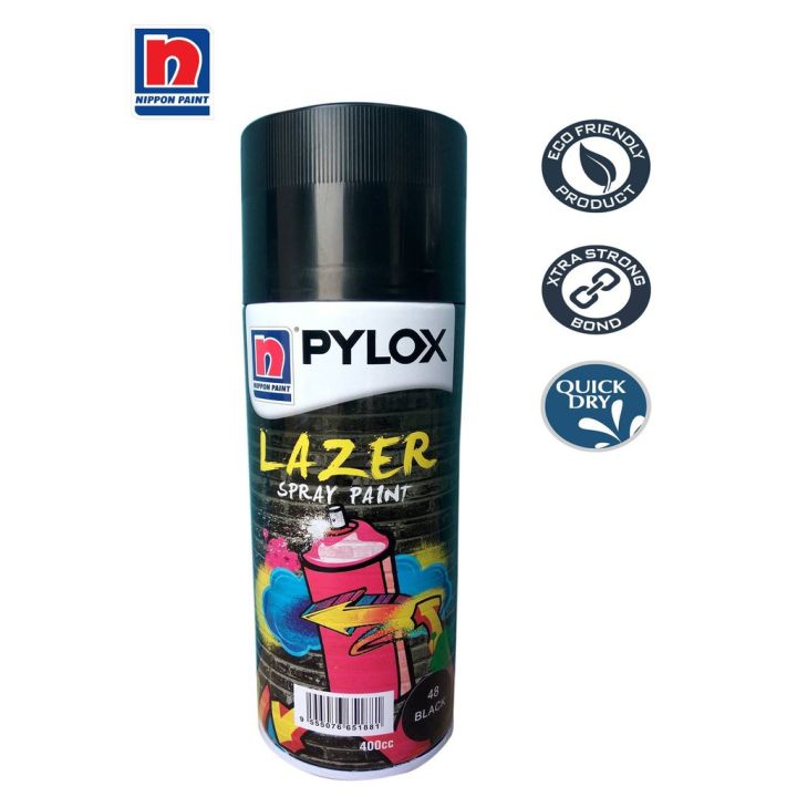Nippon%20Pylox%20Hand%20Spray%20Paint%20%20Gloss%20Black%20-%20Image%202