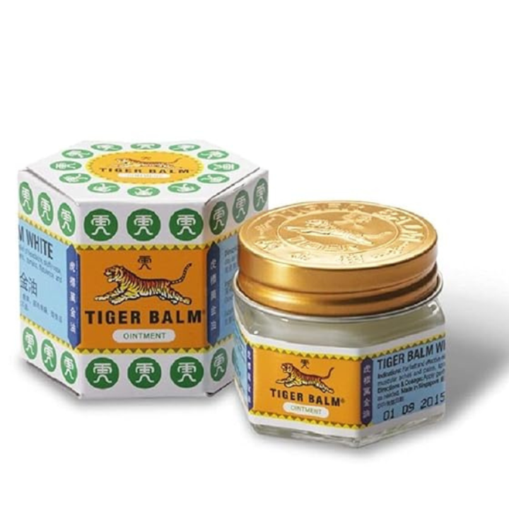 Thailand Imported Original Tiger Balm - White Headache Relief - 21ml