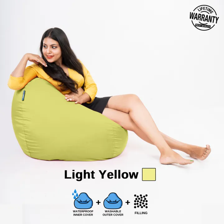 Classic Small Beanbag Leather