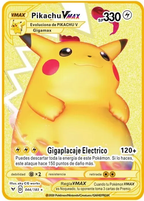 pokemon%20cards%20golden%20Spanish%20Pokemon%20Metal%20Cards%20Pok%C3%A9mon%20Letters%20Charizard%20Pikachu%20V%20VMAX%20Collection%20Gold%20Card%20GX%20Original%20Collection%20Toy%20Kid%20GiftsParty%20Games%20Crafts%20-%20Image%207