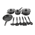 Multipurpose 13-Piece Non-Stick Cookware Set – Includes Fry Pans, Saucepans & More. 