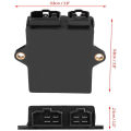 4Rf-82305-00 Motorcycle Cdi Box Ignition Control Unit for Yamaha Virago 250 Xv250 V-Star 250Cc 1995-2007 Black. 