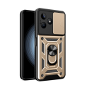 【Miga Plaza】 Privacy Armor for Realme C51 Case Shockproof Armor Camera Slide Cover Rugged Casing with Ring Stand. 