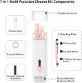 kunya 7 in 1 Keyboard Cleaning Brush Kit, Multifunctional Keyboard Earphone Cleaner Tools with Flannel Sponge, Spray Bottle, Keycap Buckle, High-Density Brush and Cleaning Pen   (FROM INDIA) SAM. 