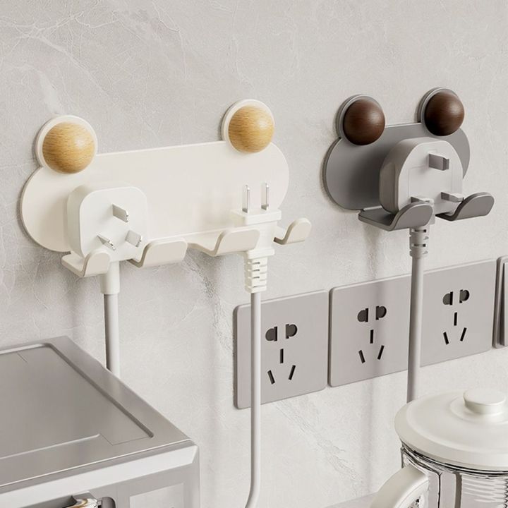 Multifunctional Power Plug Socket Holder Cartoon Animals Punch-free ...