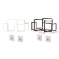 Elegant Black or White Wet Tissue Dispenser Rack For Efficient Storage Solution 95AA. 