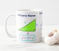 Educational Mathematics Mug - Trigonometric Ratios/Pythagoras Theorem. 