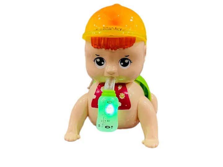 Crawling%20Baby%20Doll%20With%20Feeding%20Bottle%20Music%20And%20Light%20Crawling%20Baby%20Doll%20Plastic%20Crawling%20Doll%20%20Battery%20Operated%20Crawling%20Doll%20-%20Image%204