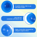 Kqueebee 12Pcs Blue Health Care Vacuum Cupping Cups Silicone Suction Cup Massage. 