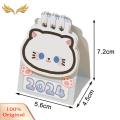 SuperRide Durable Desk Calendar Compact Cartoon Desk Calendar Cute Kawaii Design for Daily Organization Portable Space-saving Planner. 