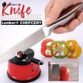 Knife Sharpener - Red Knife Sharpener - Red Knife Sharpener Sharpening Tool Easy And Safe To Sharpens Kitchen Chef Knives Damascus Knives Sharpener Suction. 