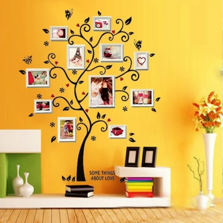 Picture Frame Sticker 【Hottest Trends】30x90CM DIY Removable Wall Stickers Photo Picture Frame ...