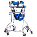 Adult Walker Elderly Rehabilitation Training for Stroke Hemiplegia Equipment Assist Lower Limb Walking Thicken Standing Frame. 