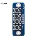 3/4/5 Bit Independent Button Module Mcu External Button Module Switch Button Board Bluetooth Power Amplifier Button Board. 