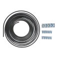 Brake Line Kit High Tensile Strength PVF Coated Universal Brake Tubing Flexible with Complete Fittings for Automotive. 
