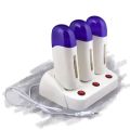 Depilatory Heater with Base Roll On Wax Heater Warmer Refillable Wax Cartridge Hair Removal Wax-melt Machine Skin Care Tool. 