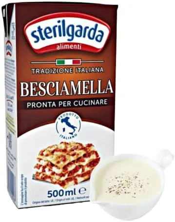 Sterilgarda Italian Béchamel Sauce Ready to Use | 16.9 fl oz (500ml) - Pack of 1 FROM DUBAI (SAM)